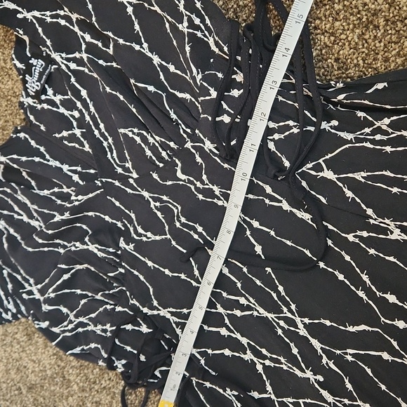 NWOT Hell Bunny Barbed Wire Mini Dress - Picture 9 of 11